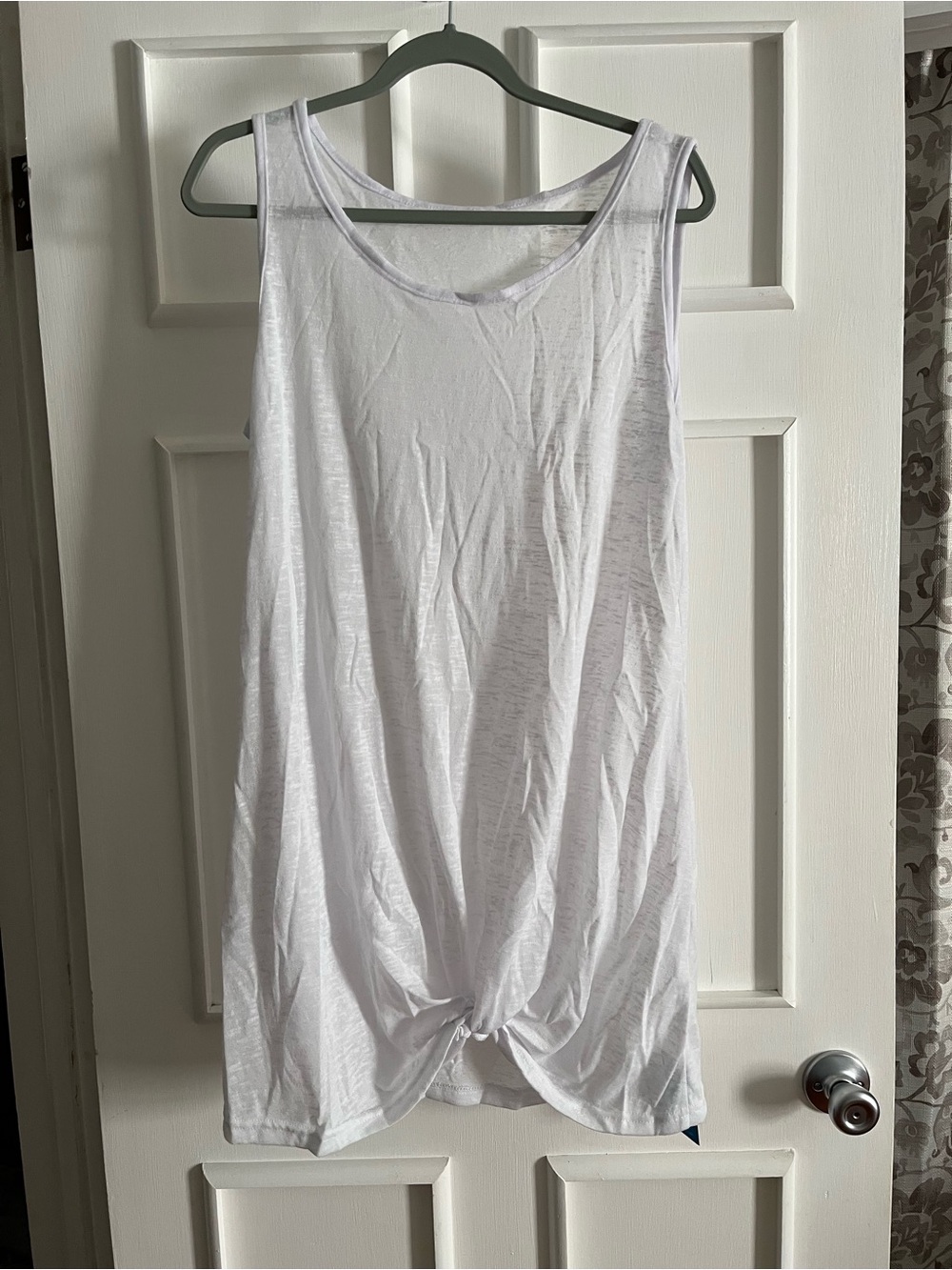 White Sleeveless Swimsuit Coverup